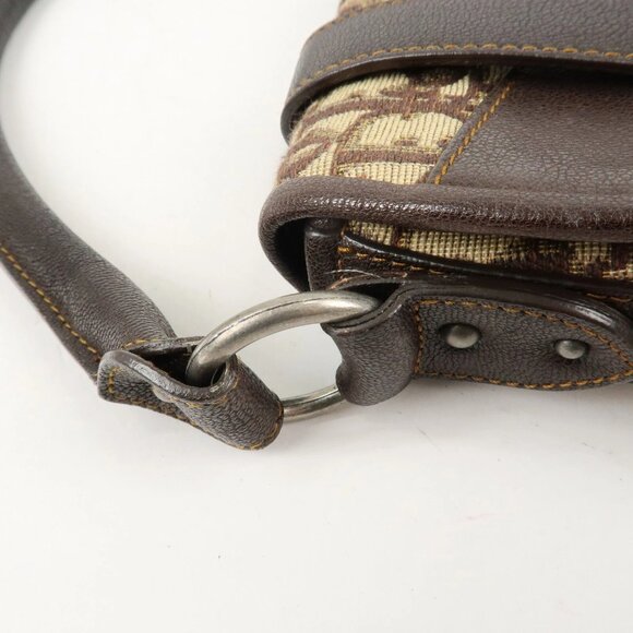 ❤️Authentic Christian Dior Trotter Canvas Leather Shoulder Bag❤️ - Picture 8 of 16